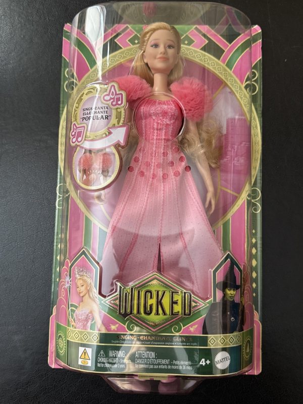 NEW Mattel Wicked SINGING Glinda Witch 12.75" Fashion Doll WICKED.COM - IN HAND