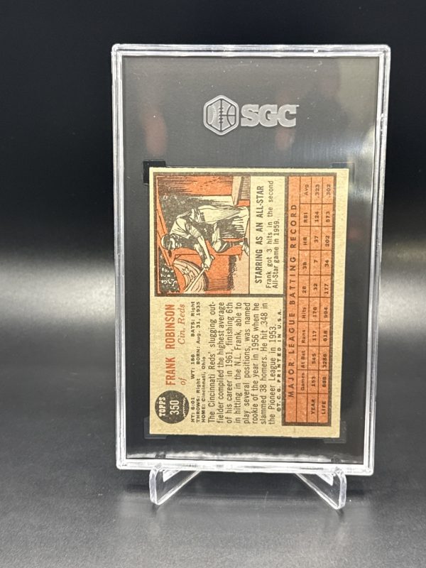 1962 Topps Frank Robinson #350 SGC 3 Very Good