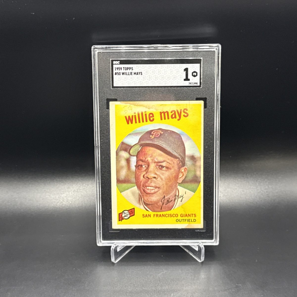 1959 Topps - #50 Willie Mays SGC 1
