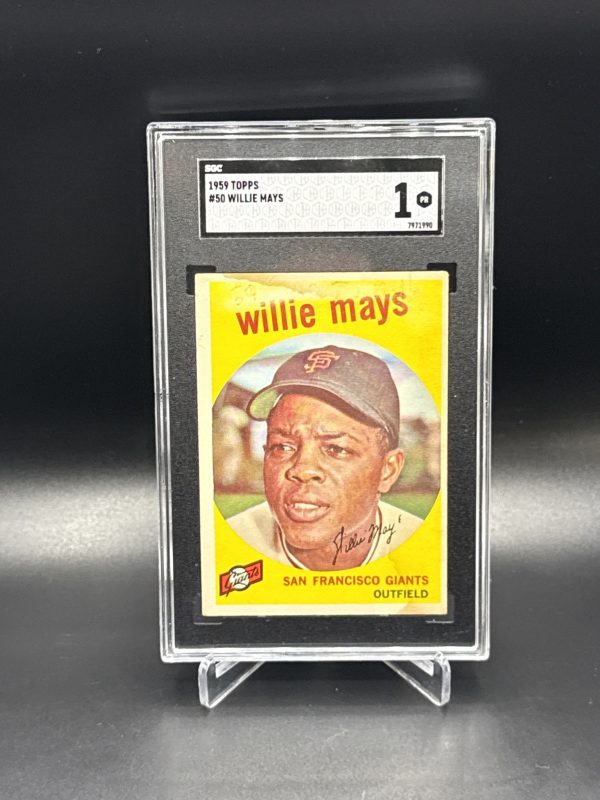 1959 Topps - #50 Willie Mays SGC 1