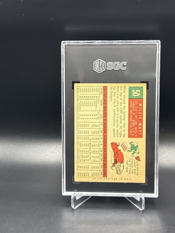 1959 Topps - #50 Willie Mays SGC 1