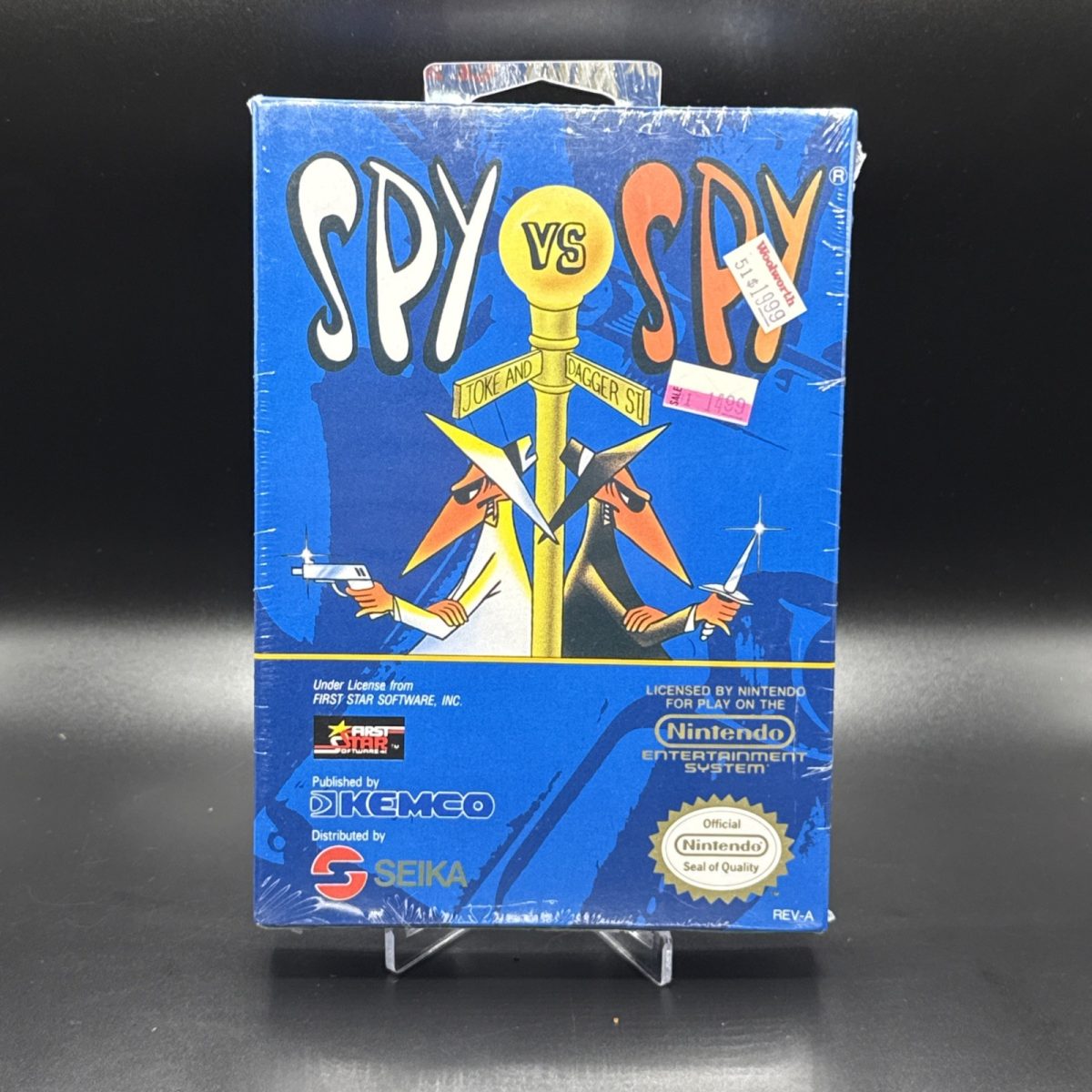 Spy Vs Spy Nintendo NES CIB RESEAL/NEW REV-A Mint