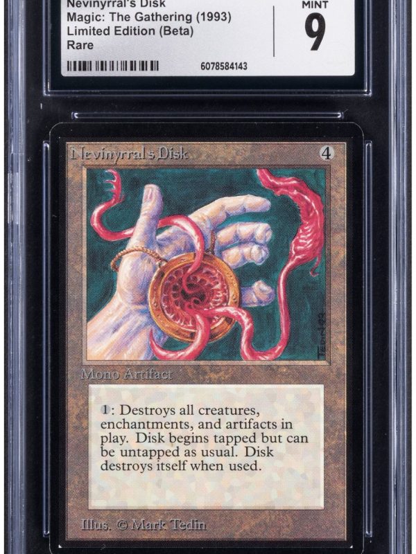 Magic: The Gathering Nevinyrral's Disk Limited Edition (Beta) CGC Mint 9