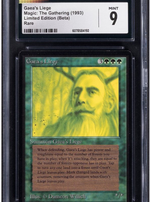 Magic: The Gathering Gaea's Liege Limited Edition (Beta) CGC MINT 9