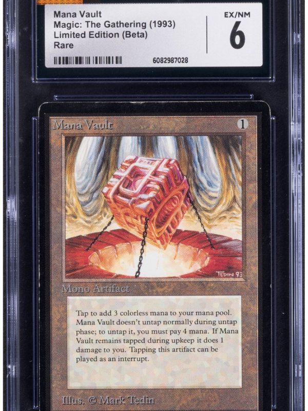 Magic: The Gathering Mana Vault Limited Edition (Beta) CGC EX/NM 6 RARE