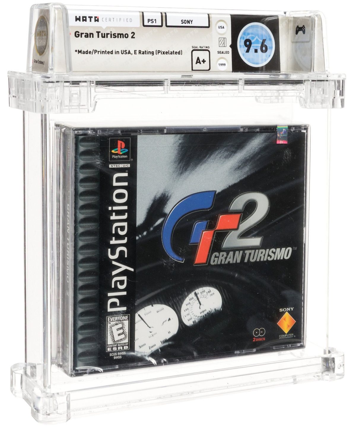 Gran Turismo 2 II New PlayStation 1 PS1 Sealed WATA VGA Grade 9.6 A+