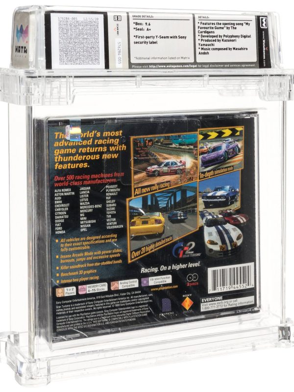 Gran Turismo 2 II New PlayStation 1 PS1 Sealed WATA VGA Grade 9.6 A+