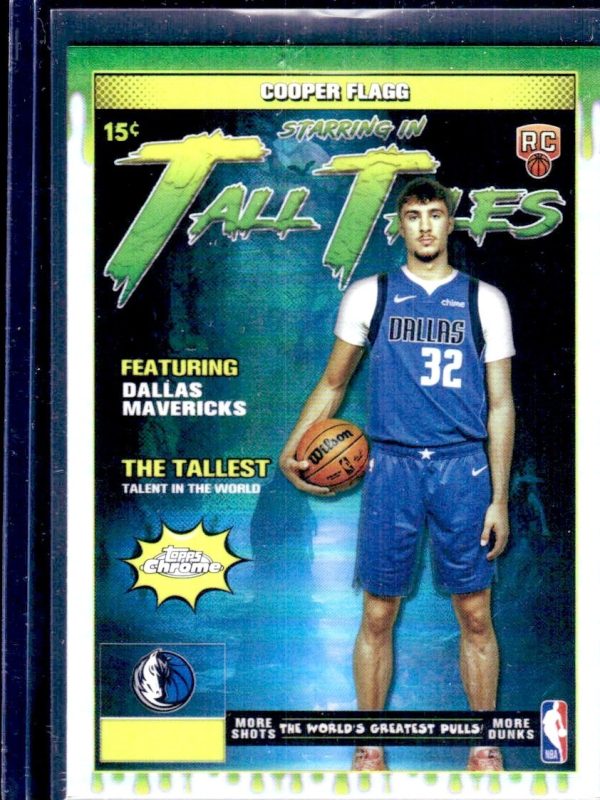 2025-26 Topps Chrome Cooper Flagg Tall Tales TT-16 Refractor RC!