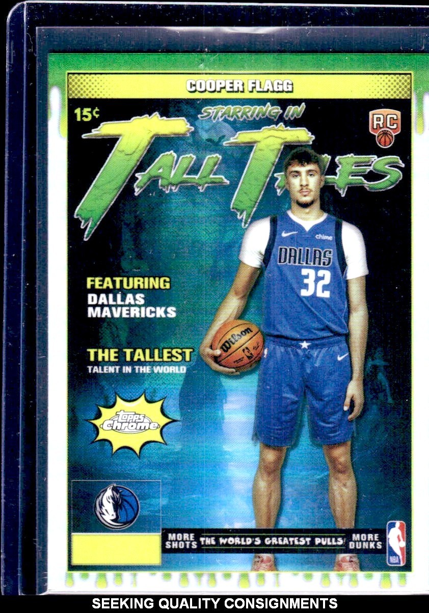 2025-26 Topps Chrome Cooper Flagg Tall Tales TT-16 Refractor RC!