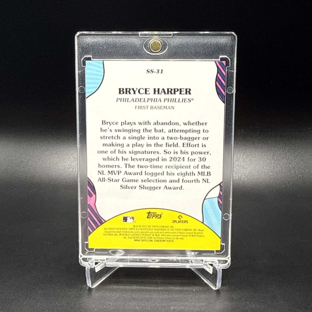 2025 Topps Series 2 - Summer Superstars Bryce Harper #SS-31 Orange Foil /25