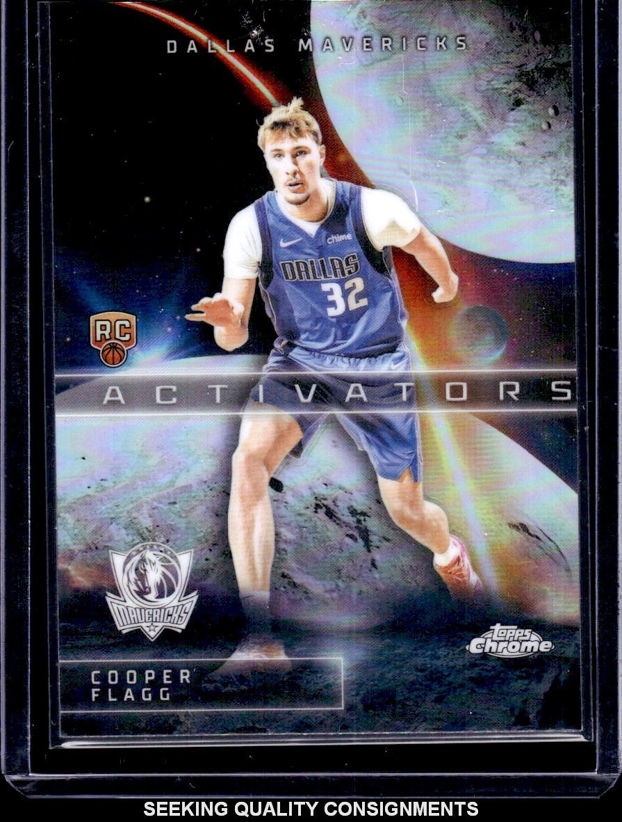 2025-26 Topps Chrome Activators Refractor Cooper Flagg (RC) AC-11