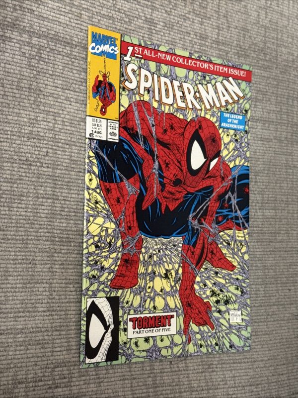 Spiderman 1 Marvel Comics 1990 Green Edition Todd McFarlane Key Issue
