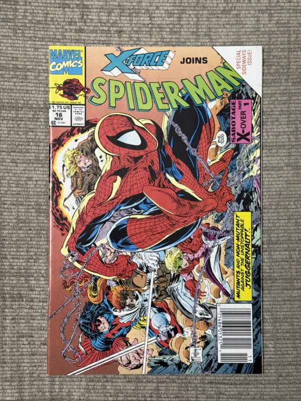 Spider-Man #16 Newsstand Variant (Marvel Comics November 1991)
