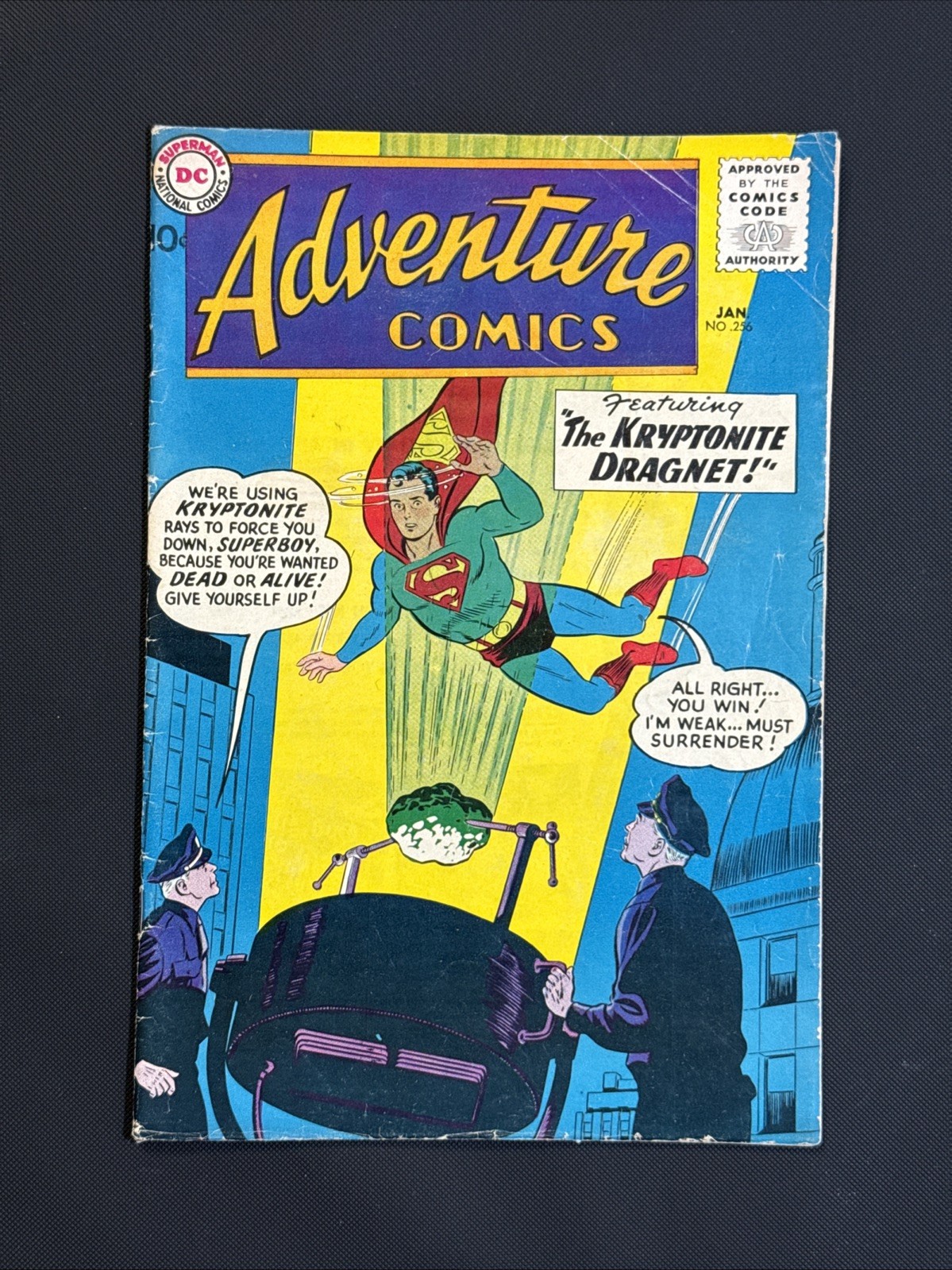 Adventure Comics #256 VG+ 4.5 Origin of Green Arrow! Jack Kirby! DC Comics 1959