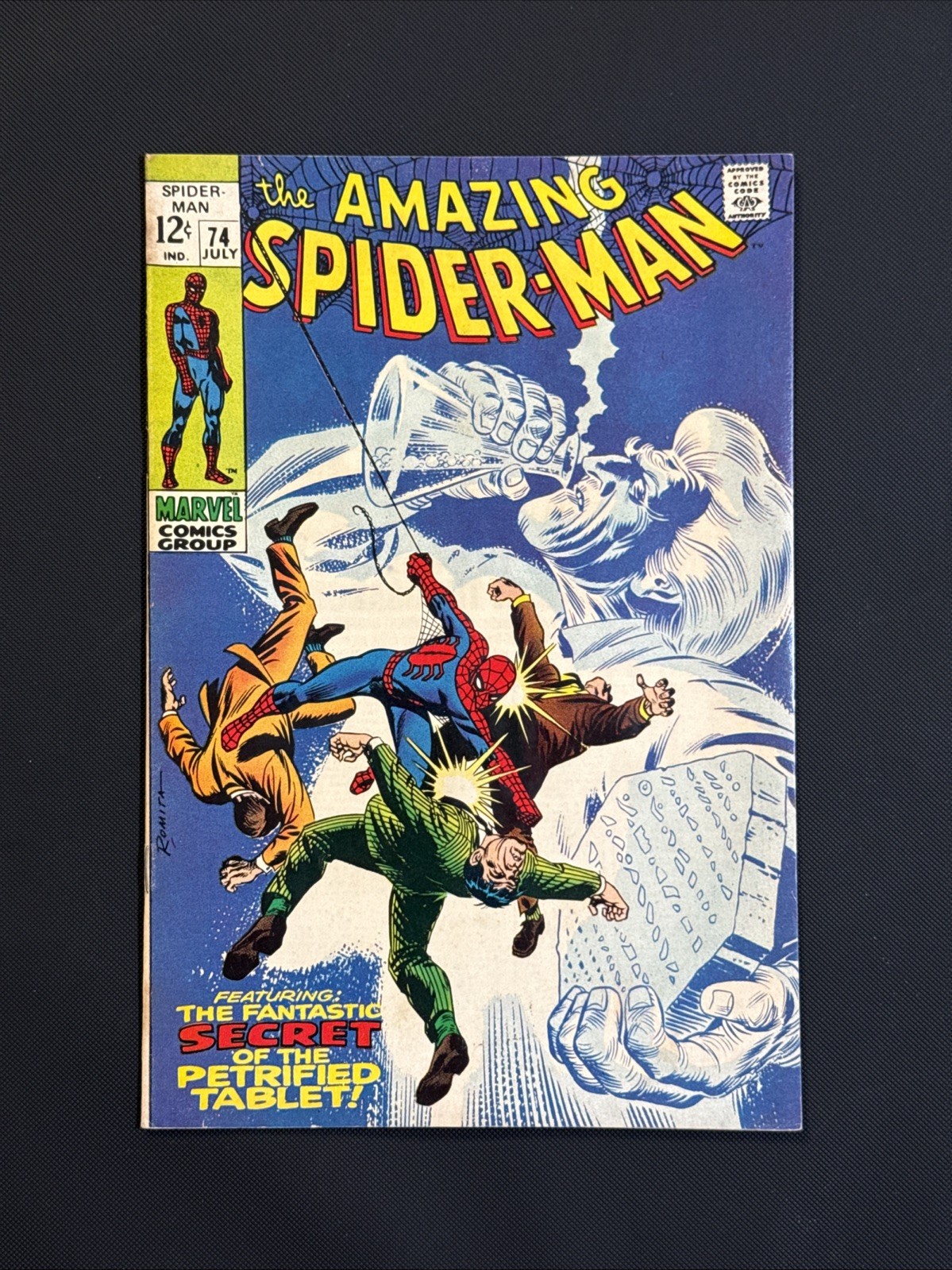 The Amazing Spider-Man #74 1969 John Romita Stan Lee VF+/NM