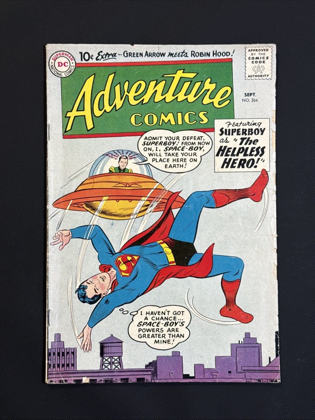 Adventure Comics #264 VG Otto Binder story - Curt Swan & Stan Kaye cover