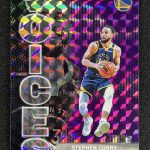 2025-26 Topps Chrome Stephen Curry #VS-5 Purple Geometric Voices Warriors /75