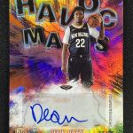 2025-26 Topps Derik Queen #HM-DQ Orange Havoc Marks Auto RC Rookie Pelicans /25