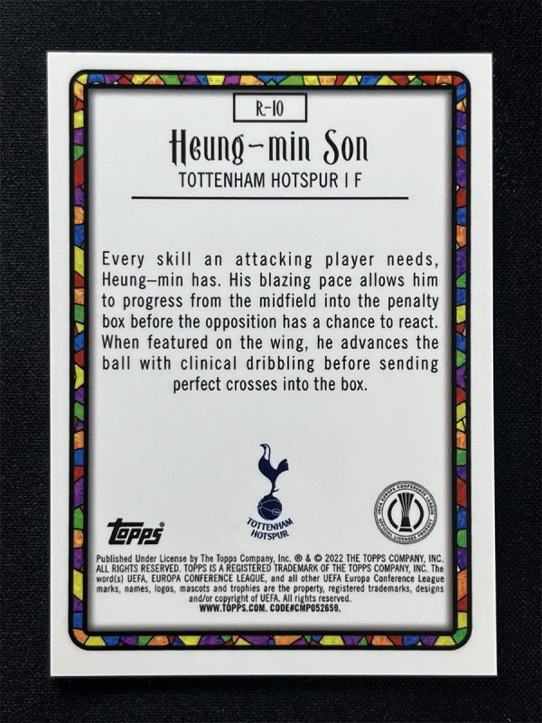 2022 Topps Merlin Chrome UEFA Heung-Min Son #R-10 Renaissance Case Hit SSP