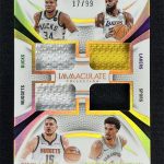 2024-25 Immaculate LeBron James/Jokic/Antetokounmpo/Wembanyama Quad Patch /99