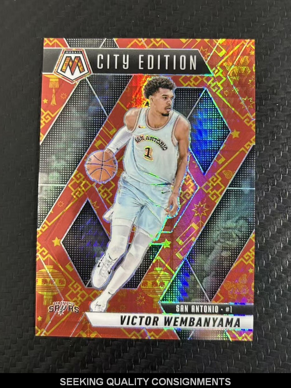 2024-25 Panini Mosaic Victor Wembanyama #288 Lucky Envelopes City Edition /8