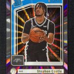 2024-25 Panini Donruss Stephon Castle #244 Rated Rookie RC Purple Laser Holo /99