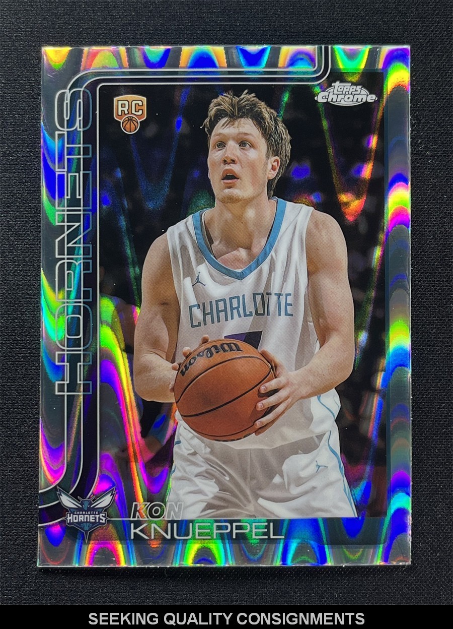2025-26 Topps Chrome Kon Knueppel #254 Raywave Refractor Rookie RC