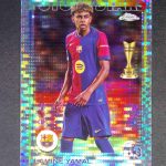 2024-25 Topps Chrome UEFA Lamine Yamal #27 Prism Refractor