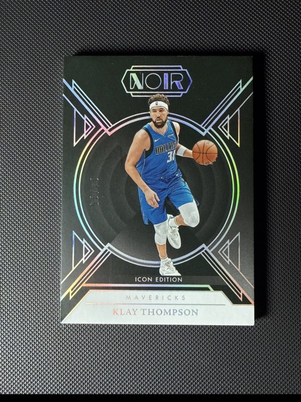2024-25 Panini Noir Base Icon Edition International #111 Klay Thompson #/15