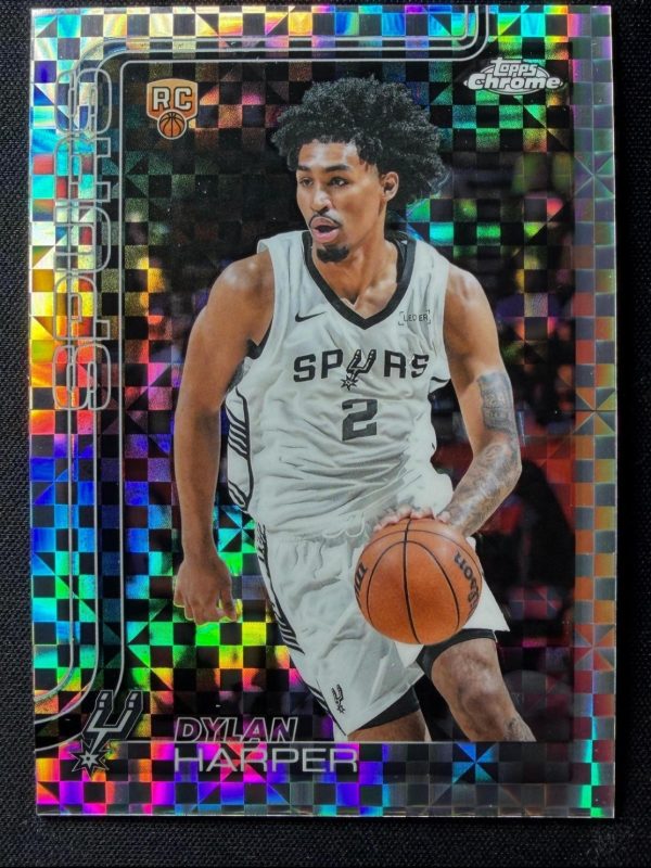 2025-26 Topps Chrome Dylan Harper #252 RC Rookie X-Fractor