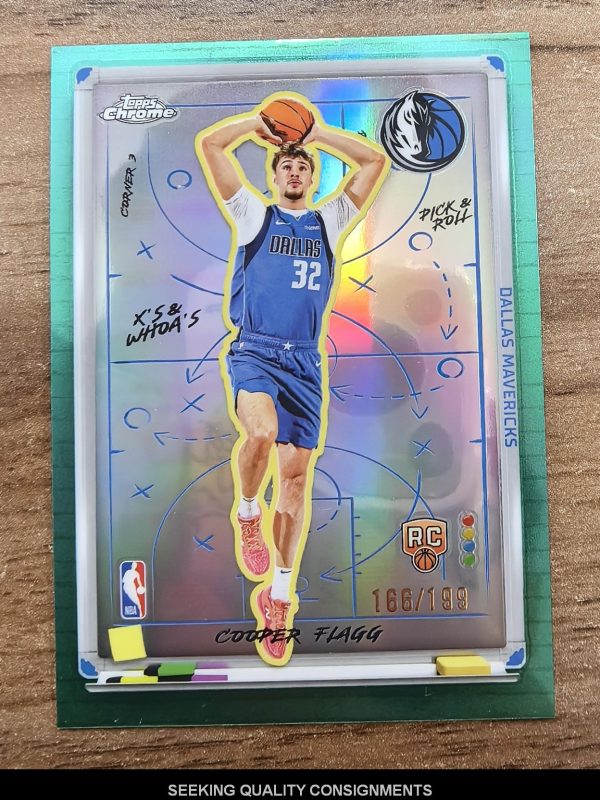 2025-26 Topps Chrome Cooper Flagg RC Rookie X's & Whoa's /199