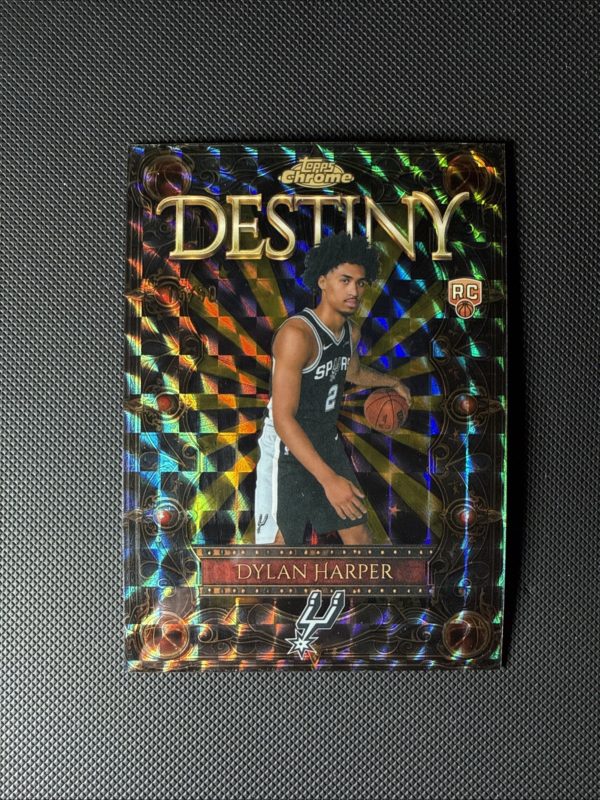 2025-26 Topps Chrome Dylan Harper Rookie RC Destiny Gold Geometric /50 - #D-2!