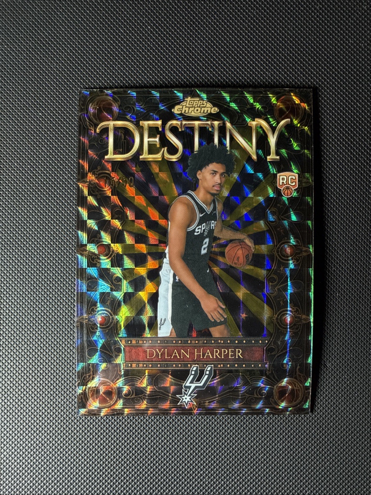 2025-26 Topps Chrome Dylan Harper Rookie RC Destiny Gold Geometric /50 - #D-2!