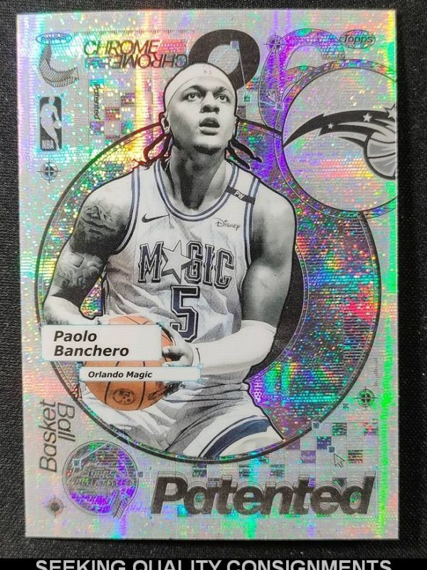 PAOLO BANCHERO 2025-26 TOPPS CHROME BASKETBALL PATENTED #PD-6 MAGIC SP CASE HIT