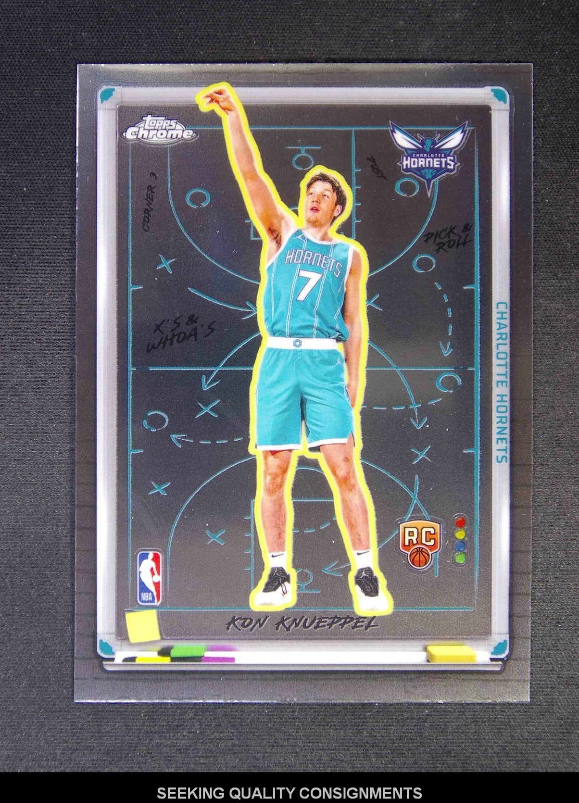 2025-26 Topps Chrome Kon Knueppel #10 RC Rookie X's & Whoa's