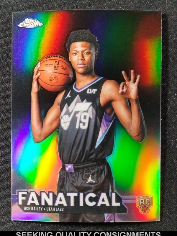 2025-26 Topps Chrome Ace Bailey Fanatical Insert Case Hit SP