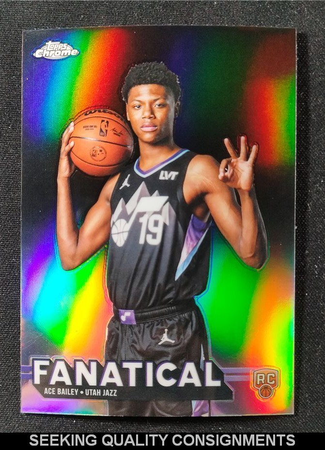 2025-26 Topps Chrome Ace Bailey Fanatical Insert Case Hit SP