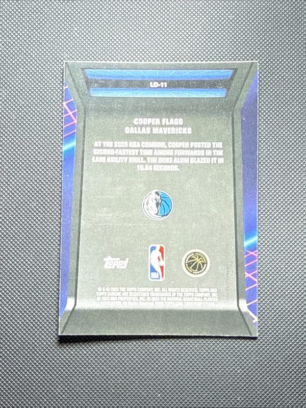 2025-26 Topps Chrome Basketball Cooper Flagg Loading Rookie Card #LD-11 RC