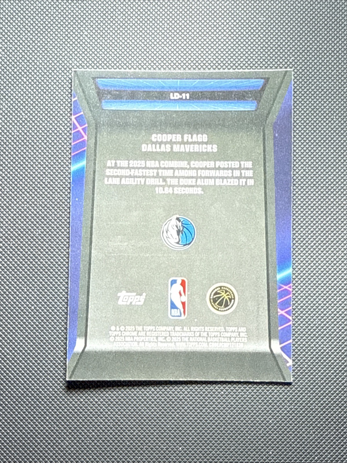 2025-26 Topps Chrome Basketball Cooper Flagg Loading Rookie Card #LD-11 RC