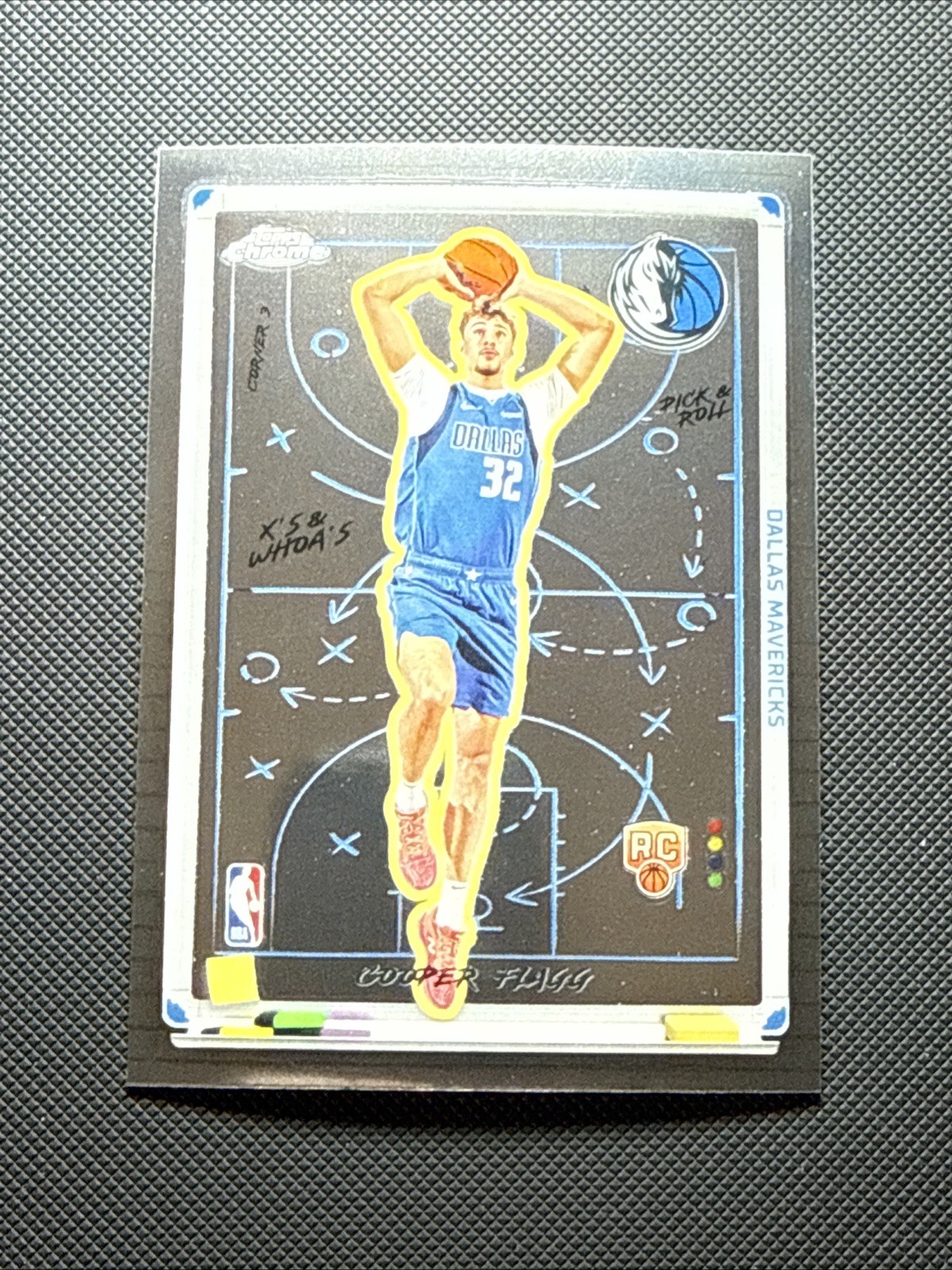 2025-26 Topps Chrome Cooper Flagg X's and Whoa's XW-8 Rookie RC Dallas Mavericks
