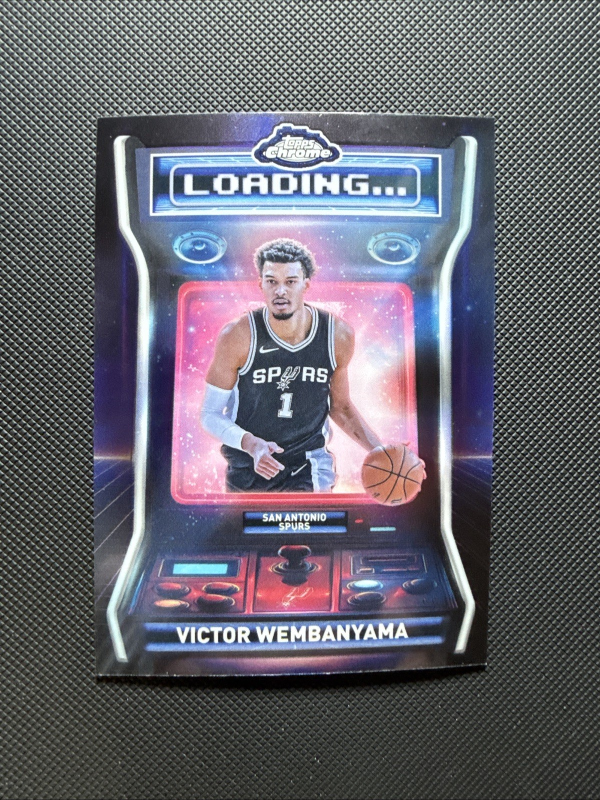 2025-26 Topps Chrome Loading Victor Wembanyama San Antonio Spurs