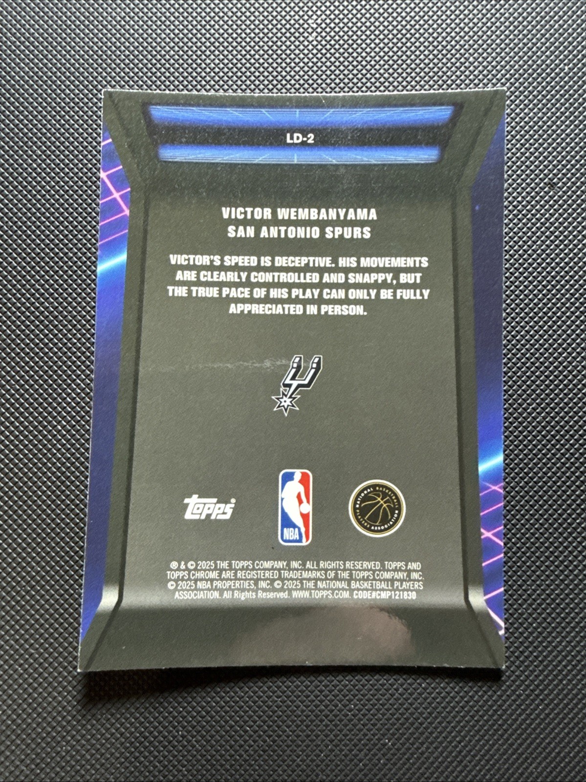 2025-26 Topps Chrome Loading Victor Wembanyama San Antonio Spurs