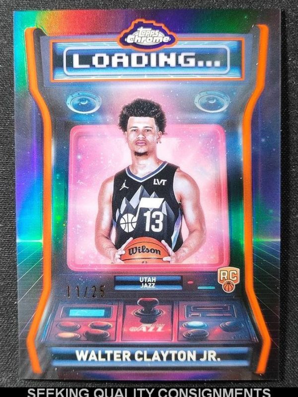 2025-26 Topps Chrome - Loading… Walter Clayton Jr. #LD-15 Orange Refractor /25