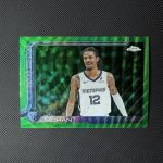 2025-26 Topps Chrome Ja Morant Green Hyper Prism Refractor /99 #158 Grizzlies