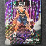 2025-26 Topps Chrome Youthquake Jeremiah Fears Purple Geometric /75 RC Pelicans