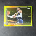 2025-26 Topps Chrome Base Set True Gold Refractor #15 Russell Westbrook #275