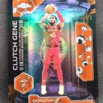 2025-26 Topps Chrome Donovan Mitchell CLUTCH GENE ORANGE GEOMETRIC REFRACTOR /25