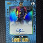 2024 Topps Gold UEFA Club Competitions Lamine Yamal Elite Gold AUTO 01/49