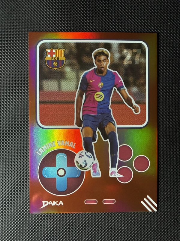 Lamine Yamal 2024-25 DAKA FC Barcelona Goal Game Red Refractor #GG-12 #/25