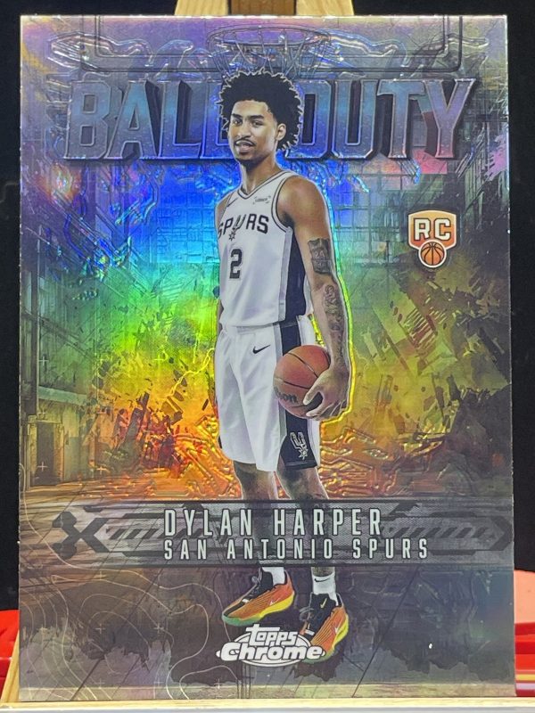 2025-26 Topps Chrome - Ball of Duty Dylan Harper Refractor #BD-22 (RC)